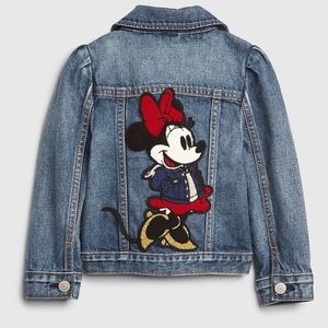 Baby Gap Minnie Mouse Denim Jacket - Size 4T